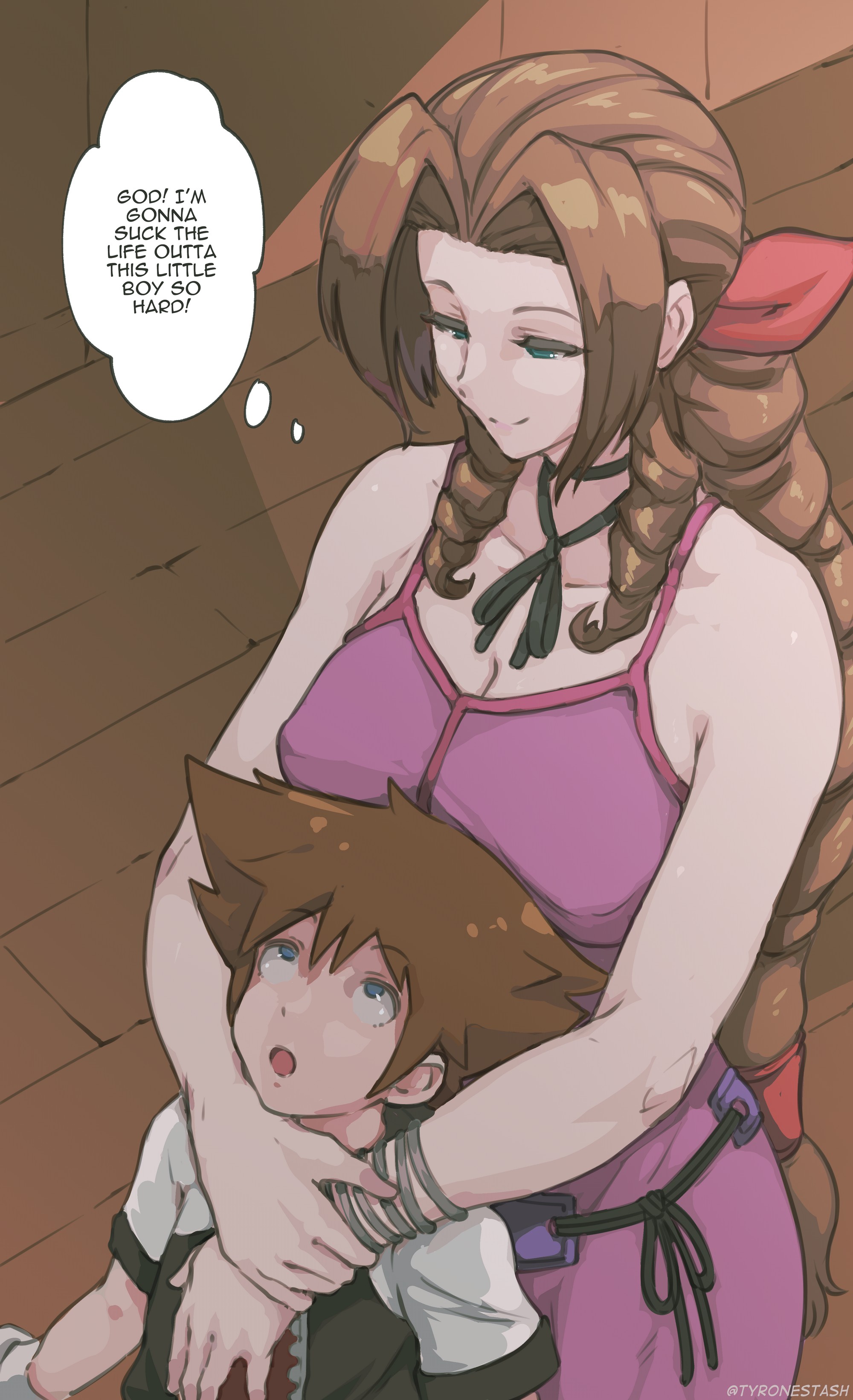 Aerith And Sora Tyrone 01