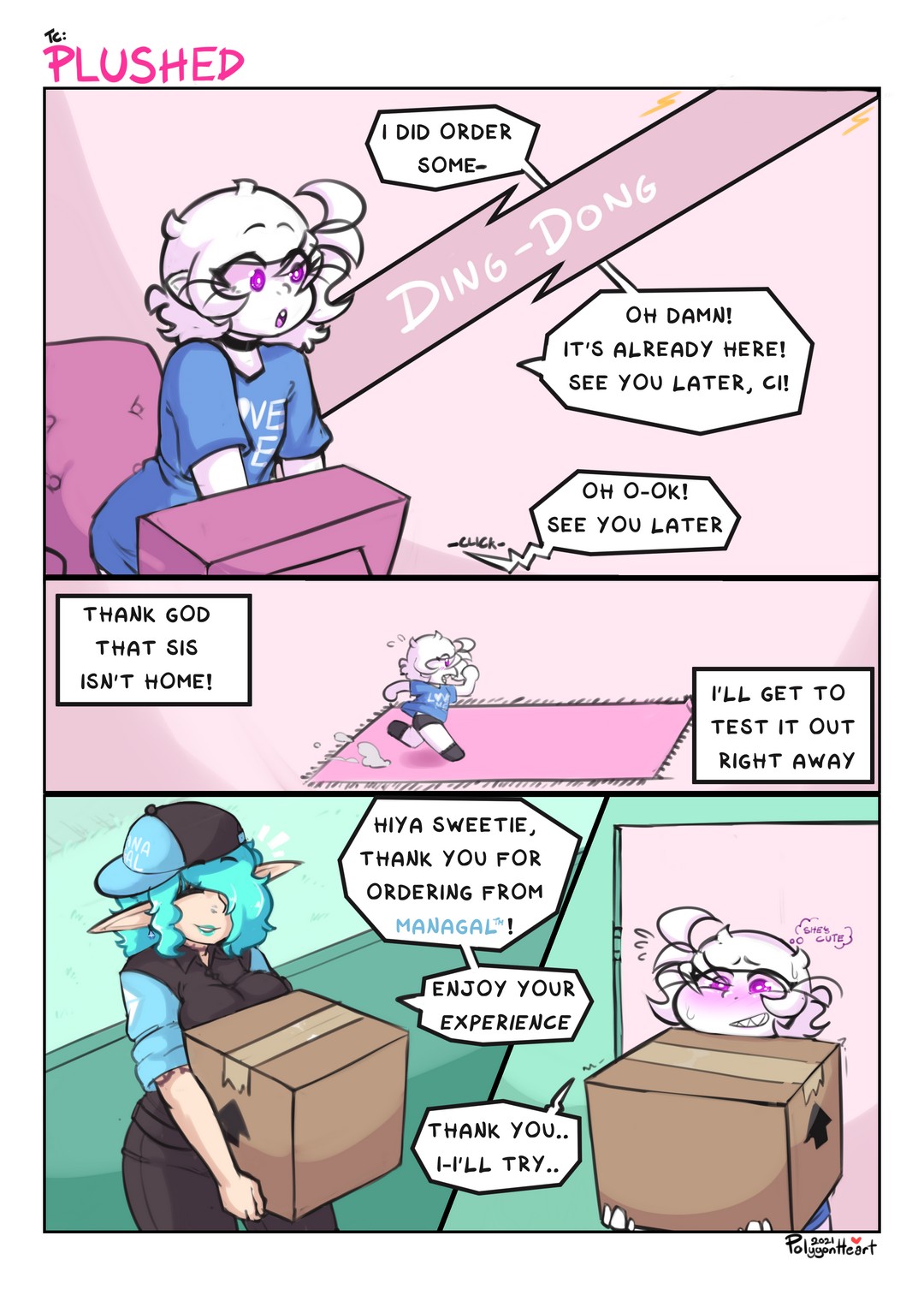 Tc Plushed Polygonheart Porn Comic 05